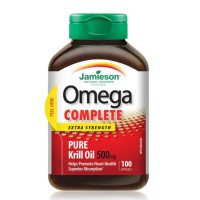 JAMIESON OMEGA COMPLETE KRILL OIL 500MG SOFTGELS 60`S